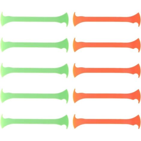 Bardusch Ensemble 10 Pièces Outils pour Pose Film Vinyle Automobile, Raclette Plastique Orange et Verte Double, Grattoir Bordure Précis pour Teinte Vitres Voiture, Application