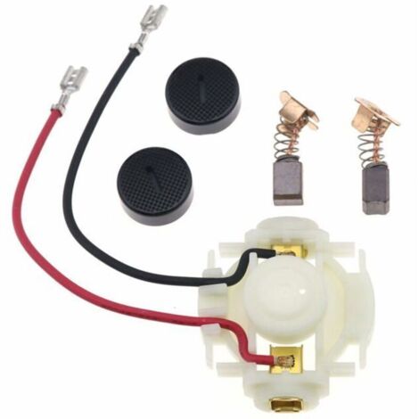 Bardusch - Ensemble de porte-balais de charbon CB430 et couvercles et balais pour Makita BGA450 BGA452 DGA452