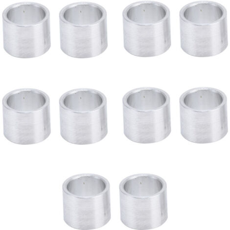 Bardusch - Entretoise En Aluminium, Entretoise En Métal Entretoise Ronde En Aluminium Douille D'espacement Non Filetée Entretoise Externe Non Filetée Unie 10 mm