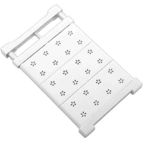 Bardusch-Étagère extensible en métal à tension pour placard, avec séparateur réglable, idéale pour armoire, penderie, placard de cuisine ou salle de bain.