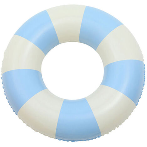 Bardusch-Fabriqué en PVC écologique, ce bouée gonflable bleue à structure ajourée est adaptée à tous les âges.