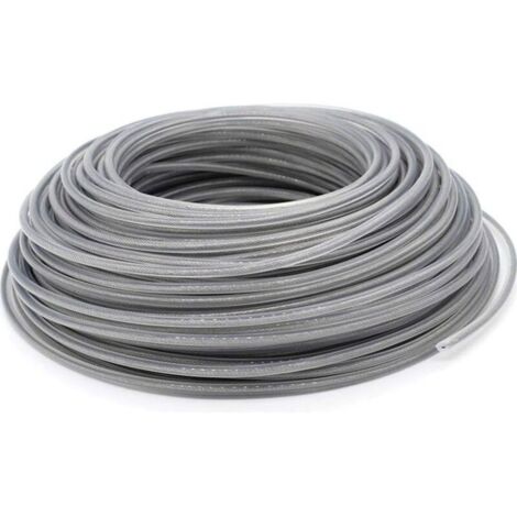 Bardusch-Fil Coupe Bordure Universel, Ligne de Trimmer Strimmer en Acier 3.0 mm, Fil d\'acier Débroussailleuse Robuste