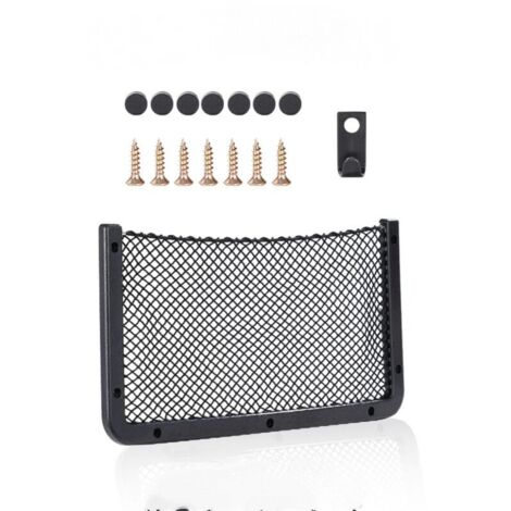 Bardusch Filet de rangement pour voiture, pochette de rangement pour siège arrière, sac de rangement pour voiture, filet de rangement pour camping-car, nylon, 42 x 21 cm