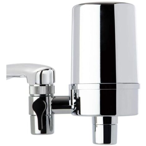 Bardusch-Filtre à Eau de Robinet pour Cuisine, Salle de Bain ou Évier de Camping car, Longue Durée de Vie de 500 Gallons, Finition Chromée