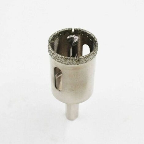 Bardusch - Foret diamanté avec foret central, scie cloche de 28 mm, foret à noyau, outils de coupe pour verre/céramique/carrelage/pierre trans