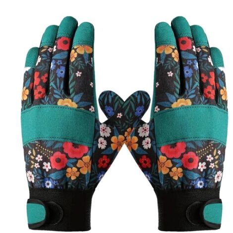 Bardusch Gants de jardinage pour femmes – adhérence optimale, respirants, résistants à la perforation et à l'usure, pour des travaux de jardinage confortables tels que creuser, planter, aménager et ja