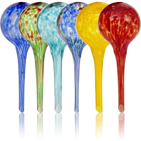 Bardusch-Grandes boules d'arrosage automatiques (lot de 6) pour un arrosage durable des plantes, adaptées à une utilisation intérieure et extérieure.