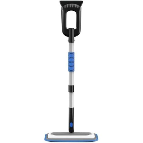 Bardusch Grattoir à neige amovible de 70 cm et brosse à glace pour pare-brise et fenêtres de voiture, alliage d'aluminium avec poignée en éponge EVA, double usage pour la maison et la voiture