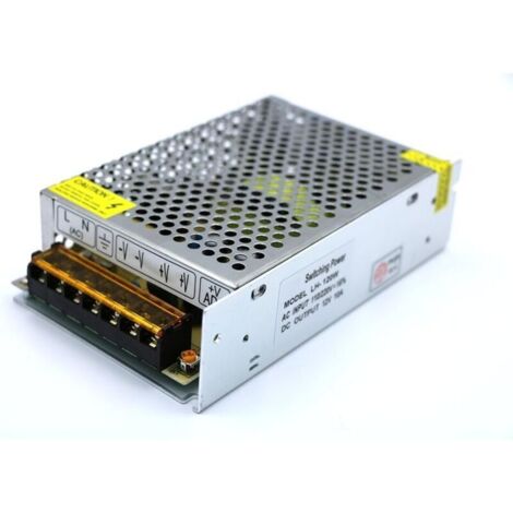 Bardusch-Haute Puissance Transformateur Variateurs Adaptateurs Interrupteur alimentation Pilote AC 110V/220V DC 24V 5A 120W pour LED Bande