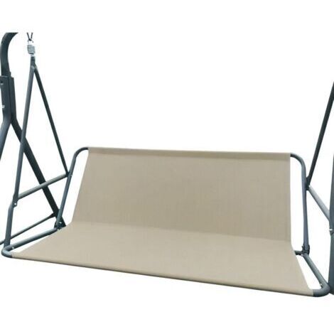 Bardusch-Housse de rechange pour balancelle de jardin, hamac, balancelle, banc, housse de rechange imperméable en tissu Oxford 600D épais (148 cm x 50 cm x 50 cm, beige)