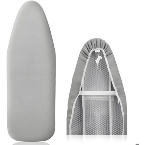 Bardusch - Housse de Table à Repasser en Coton-Taille Universelle - Antidérapante, Élastique, Installation Facile Compatible Repassage à