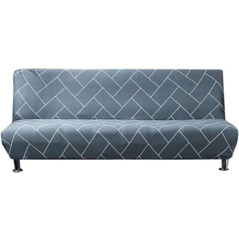 Bardusch-Housse extensible 2/3 places sans bras ajustable, convertible lit