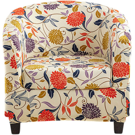 Bardusch - Housse extensible pour fauteuil club, fauteuil tonneau, fauteuil baignoire, canapé, protection pour meubles de salon