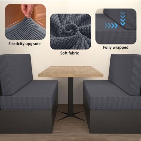 Bardusch-Housses extensibles lavables pour sièges de dinette RV, protection canapé camping-car