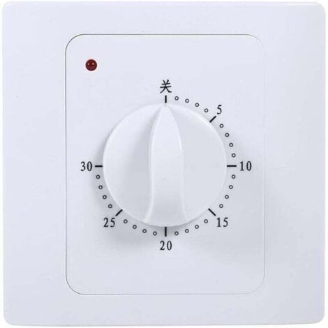 Bardusch-Interrupteur Minuterie Mecanique, MAGT 220v 10a 30 Min Minuterie Électrique Numérique Temps Interrupteur De Commande De Contrôle Compte À Rebours Intelligent Time Timer Switch