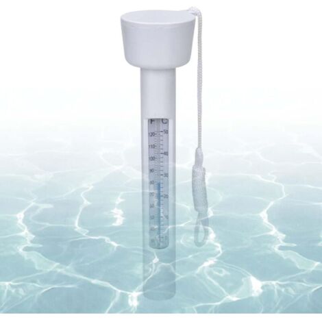 Bardusch - Jauge de Température pour Piscine - Sonde Flottante à Corde avec Lecture Facile pour Bassin,0-50℃ Accessoire Flottant Pour Température De L'Eau Pour Maison, Spa, Aquarium, Étang, Usage