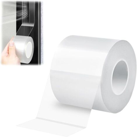 Bardusch Joint Fenetre Isolation, 7cm x 10m Bande Collante Etancheite, Boudin de Porte Isolant Froid, Isolant Thermique Autocollant pour Fenêtres Hiver Etanchéité Isolant Anti Bruit Poussière Froid