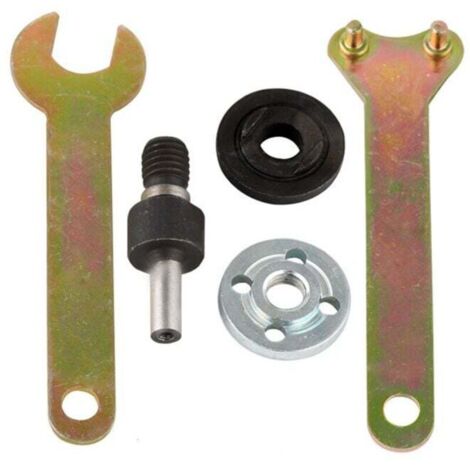Bardusch-Kit adaptateur pour perceuse manuelle - Disque à tronçonner 6 mm - Adaptateur mandrin - Meuleuse d'angle - Barre de connexion - Outil de conversion pour disque à tronçonner,
