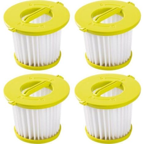 Bardusch-Kit de 4 filtres de rechange pour Ryobi ONE+ 18V   Filtres pour aspirateurs Ryobi PCL700, PCL704, PCL705