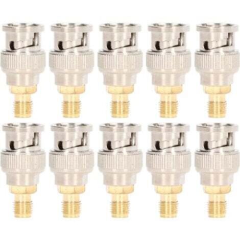 Bardusch - Kit de conversion d'instruments, 10 pièces, adaptateur coaxial RF, connecteur SMA femelle vers BNC mâle