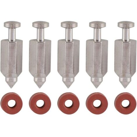 Bardusch - Kit de réparation de joint de siège d'aiguille de soupape à flotteur de carburateur pour moteurs verticaux Briggs Stratton 398188, 281144, 299096, 394681, 83400 5 CV et 6 CV, lot de 5