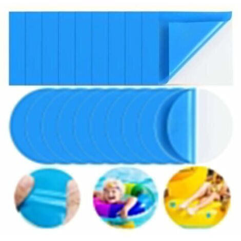 Bardusch-Kit de Réparation - Noname - Lot de 20 Patchs - Blanc - Réparation Liner Piscine - Spa Gonflable