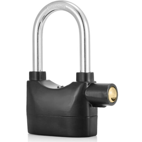 Bardusch-Long Cadenas à Manille avec Alarme 110 DB Robuste Résistant aux Intempéries
