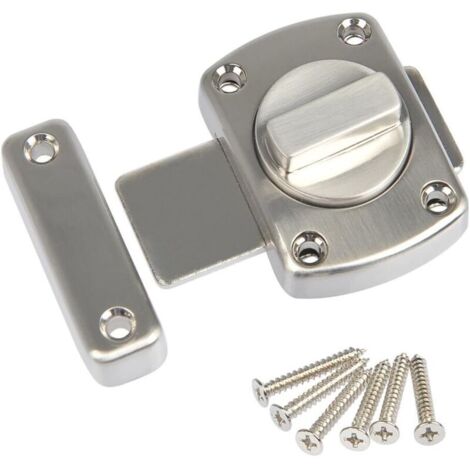 Bardusch-Loquet porte en Alliage de zinc avec vis Porte de sécurité loquet verrous loquet crochet porte pour sécurité maison salle de bains chambre toilette petit loquet