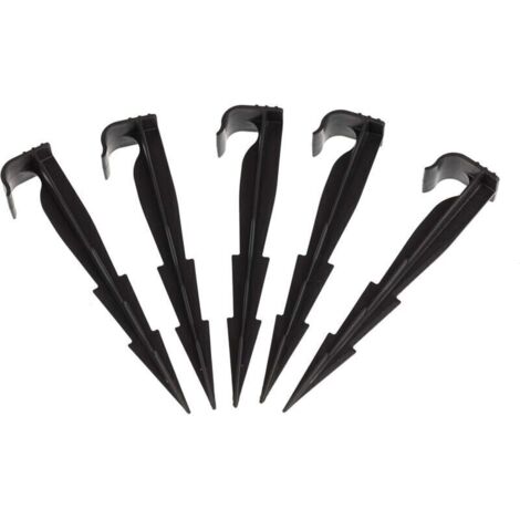 Bardusch-Lot de 100 AquaPEG piquets de Fixation pour Ligne d'égouttement, tuyaux d'irrigation et tuyaux gouteurs