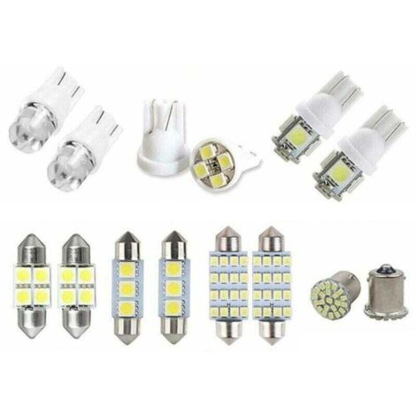 Bardusch-Lot de 14 Ampoules LED pour Plafonnier Coffre Carte Plaque d Immatriculation Voiture
