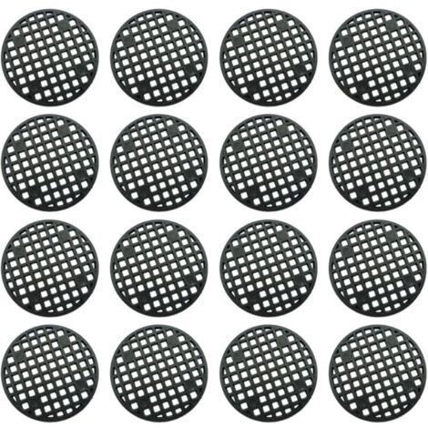 Bardusch Lot de 16 Coussinets en Plastique pour Pots de Fleurs, Tapis de Drainage en Maille Anti-Fuite pour Pots à Bonsaï, Taille Moyenne, Protège la Terre et Facilite L’écoulement