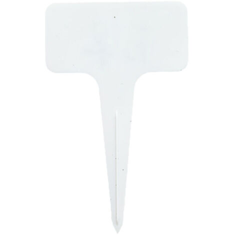Bardusch - Lot de 160 étiquettes pour plantes en plastique de qualité supérieure - 160 x blanches - Étiquettes pour plantes à écrire - Résistantes aux intempéries - Pour légumes, herbes, fleurs