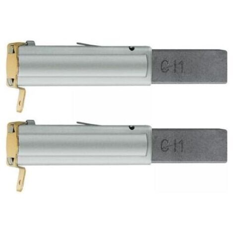 Bardusch-Lot de 2 balais de charbon pour aspirateur industriel 30/60/70/80/90 L 11 x 6 x 29 mm