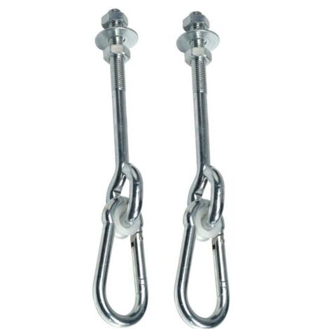 Bardusch-Lot de 2 crochets crochet de Plafond, Crochets de Suspension, Vis de Fixation pour Balanoire, Bton Bois Ensembles, Yoga, Hamac, Chaise Accrochante