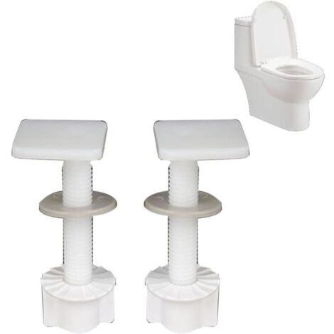 Bardusch Lot de 2 écrous à vis universels pour abattant de toilette vis de fixation pour siège de toilette kit de vis d'expansion écrous de connecteur de toilettes accessoires