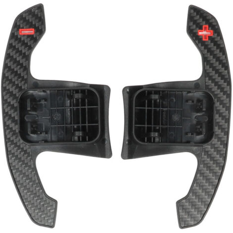 Bardusch-Lot de 2 extensions de palettes de changement de vitesse au volant (gauche et droite) en fibre de carbone sèche mate pour les modèles F et G
