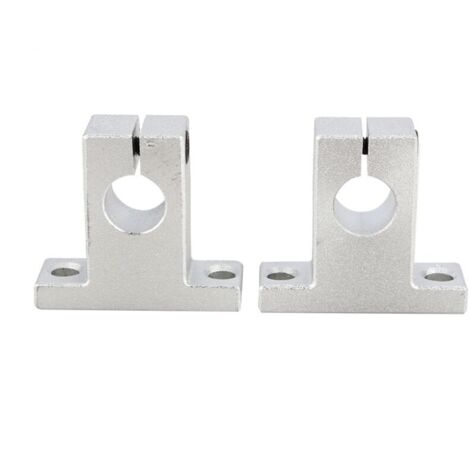 Bardusch - Lot de 2 SK12 Support d'arbre Linéaire 12mm CNC Unités de Glissière à Billes à Mouvement Linéaire Support de Rail Guide d'arbre pour Imprimante 3D Machine Multi-axes