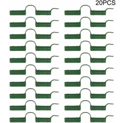 Bardusch - Lot de 20 Clips de Fixation pour Serre Outil de Fixation pour Bche de Jardin Protection Solaire