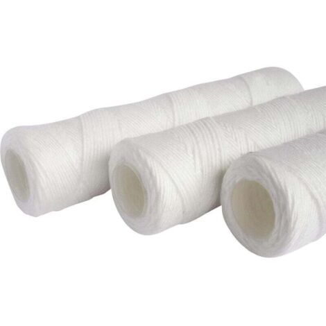 Bardusch-Lot de 3 Cartouches Bobinée Filtre à Eau Anti Sédiments - Compatibles Filtre 10 pouces