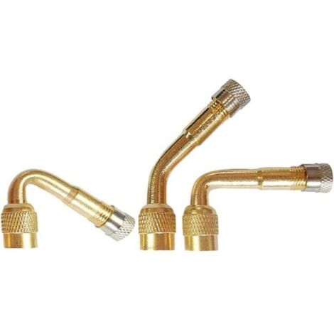 Bardusch-Lot de 3 rallonges de Valve, rallonge de Valve, Adaptateur de Valve, Angle de Valve, Valve, Valve de Pneu pour Voiture, Moto, vélo, Scooter