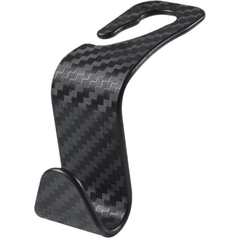 Bardusch Lot de 4 crochets pour appuie-tête de siège de voiture pour organiseur de siège arrière de voiture, cintre de rangement pour sac à main, vêtements, manteaux, sacs à main