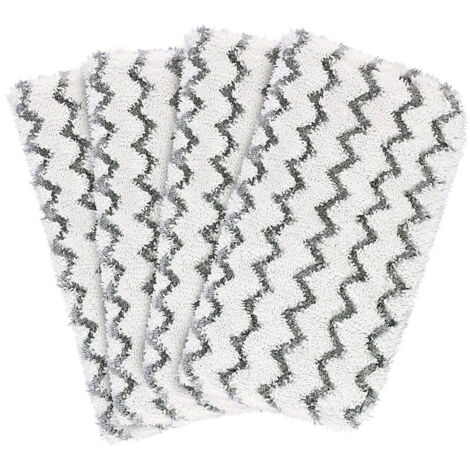 Bardusch - Lot de 4 lingettes de rechange lavables pour balai vapeur Shark S1000, S1000A, S1000C, S1000WM et S10001C.