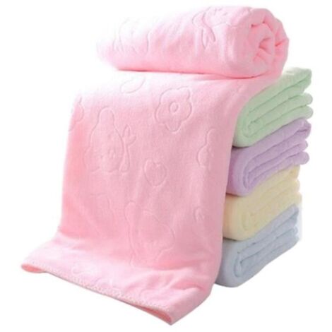 Bardusch-Lot de 5 draps de bain taille Jumbo Polyester Solid Home Gym Beach Serviette de bain