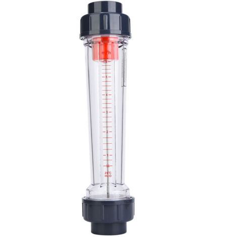 Bardusch - LZS-40 (D) 0.6-6m³/H ABS Débitmètre de tuyau en plastique de haute précision Type de tube Eau Liquide Mesure de débitmètre Instrument