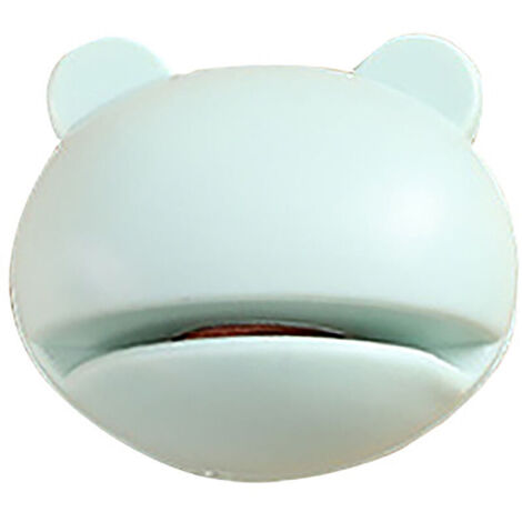 Bardusch-Mini aiguiseur de couteaux, Mini dessin animé Style grenouille, opération facile, caoutchouc antidérapant, sable abrasif ABS, aiguisoir de couteaux de poche vert