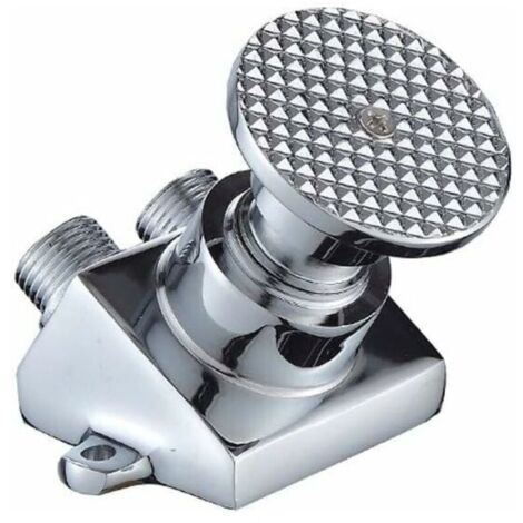 Bardusch-Moderne Pied Lien Robinet, pédale Food Factory Lavabo Taps Hôpital Valve Pédale Robinet d'eau Froide Pédale Simple Robinet de cuivre du Corps Commutateur