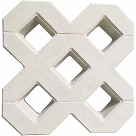 Bardusch - Moule à Pavé en Plastique pour Dalles en Béton, 40x40CM, Idéal pour Jardin et Chemin Odipie