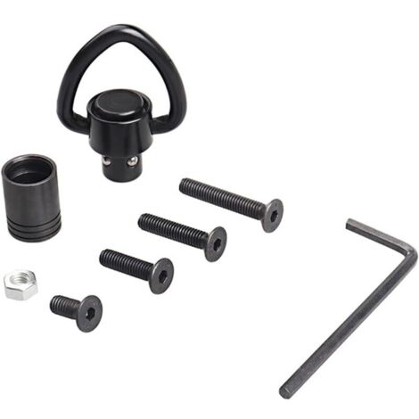 Bardusch-Mousqueton métal rotation rapide, fermoir tension type lourd, essentiel camping.