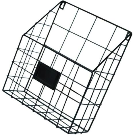 Bardusch - Mural Fer Support De Rangement Mural Panier Pour Magazines Et Journaux Organiseur De Magazines Suspendu