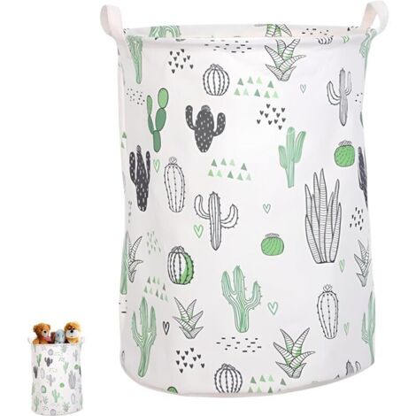 Bardusch-Panier à linge pliable avec motif cactus, pour linge sale, jouets, salle de bain ou chambre d’enfant